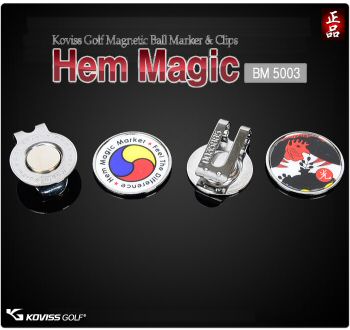 Hem Magic Ball Marker are made of stainless steel gold/chromium plated. Every clip easily holds to caps visors shoes and more, it has a powerful magnet to keep your magnificent ball marker in the same place you left it.