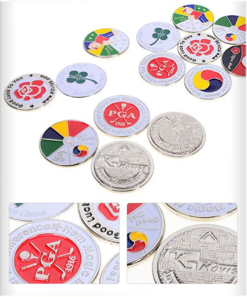 A variety of ball marker designs let you mark your ball the way you want. The strong magnet ensures that your marker connected to a clip is right where you left it.