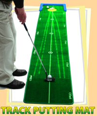 Track Putting Matte für realistisches Putt Training, bessere scores